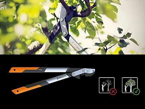 Fiskars PowerGear X sodo žirklės prasilenkiančiais ašmenimis LX94, M (1020187)