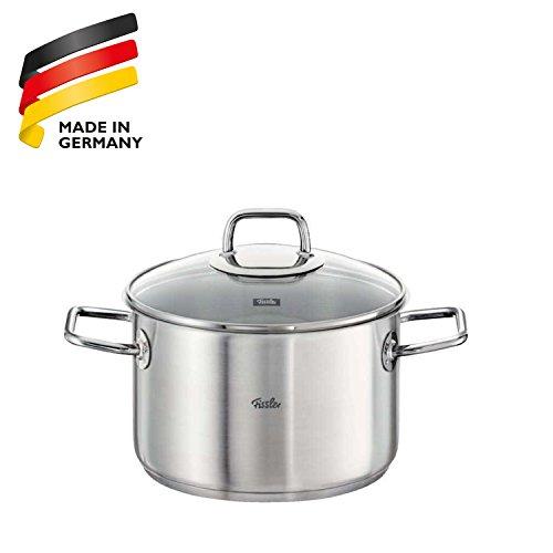 Nerūdijančio plieno puodas su stikliniu dangteliu FISSLER Viseo 2,1 l K2