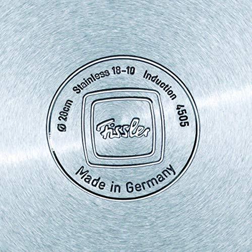 Nerūdijančio plieno puodas su stikliniu dangteliu FISSLER Viseo 2,1 l K2
