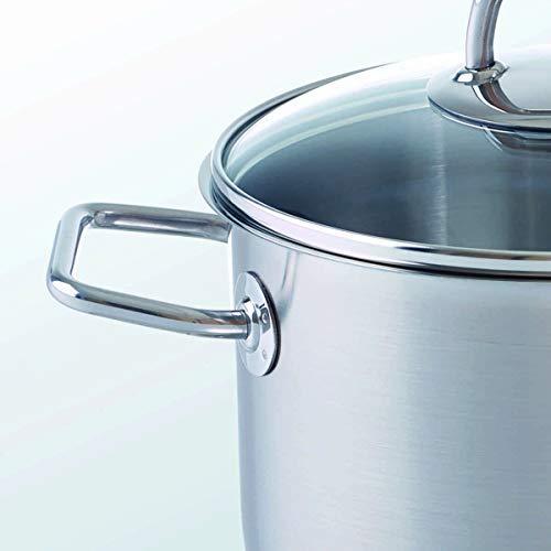 Nerūdijančio plieno puodas su stikliniu dangteliu FISSLER Viseo 2,1 l K2