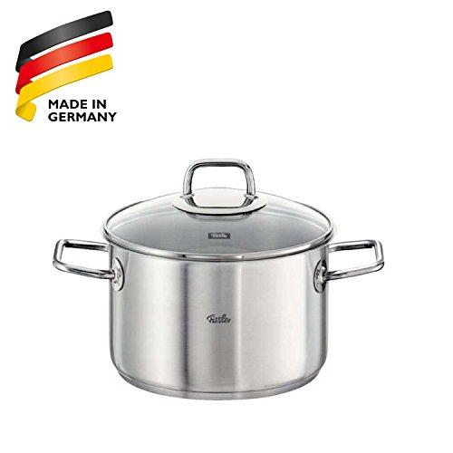 Nerūdijančio plieno puodas su stikliniu dangteliu FISSLER Viseo 3,6 l K2