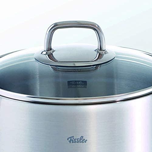 Nerūdijančio plieno puodas su stikliniu dangteliu FISSLER Viseo 3,6 l K2