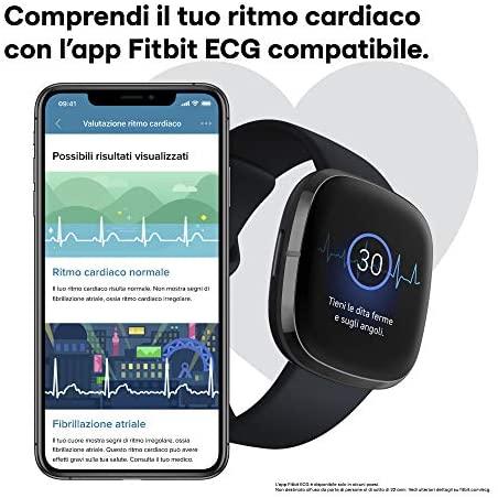Išmanusis laikrodis Fitbit Sense, Juodas