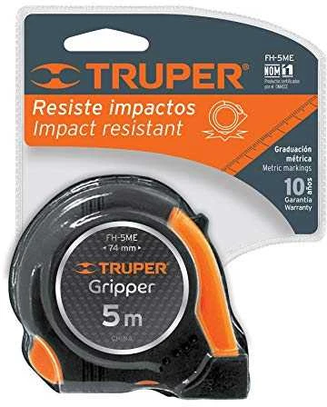Matavimo juosta "Gripper" 5m x 19mm Truper®