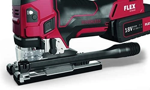 Akumuliatorinis siaurapjūklis FLEX JS 18,0-EC/5,0 Set