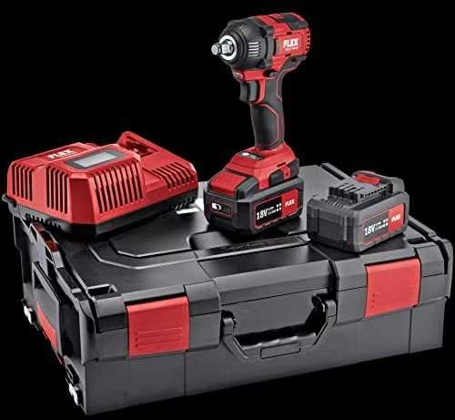 Akumuliatorinis smūginis veržliasukis FLEX IW 1/2" 18.0-EC/5.0 Set