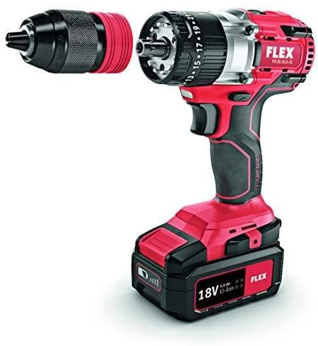 Akumuliatorinis smūginis gręžtuvas FLEX PD 2G 18.0-EC C