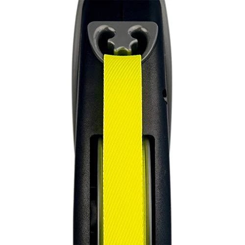 Flexi Giant Profesional Automatinis juostinis pavadėlis, 10 m / šunims iki 50kg / spalva: juoda ir pilka