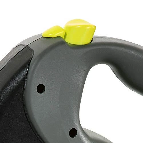 Flexi Giant Profesional Automatinis juostinis pavadėlis, 10 m / šunims iki 50kg / spalva: juoda ir pilka