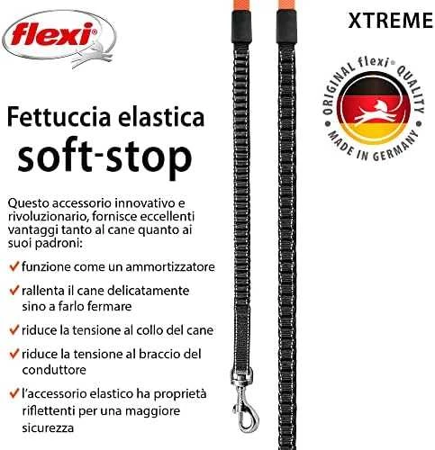 Trixie Flexi Xtreme šunų pavadėlis, S, iki 20 kg, 5 m, oranžinis