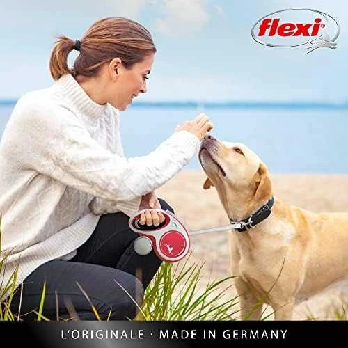 Flexi New Comfort XS pavadėlis šunims iki 12kg juostinis 3m žydros spalvos