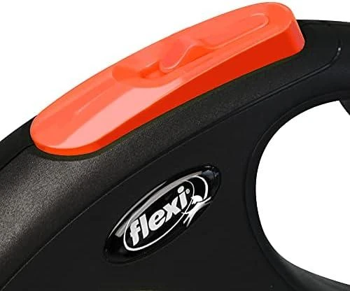 Trixie FLEXI New Neon Tape oranžinis pavadėlis S-5m iki 15kg