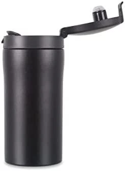 Lifeventure Flip-Top termo puodelis - Juoda