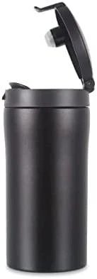 Lifeventure Flip-Top termo puodelis - Juoda