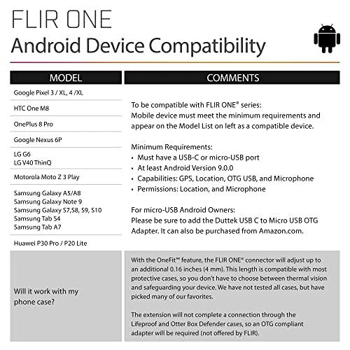 Termovizinė kamera Flir One Pro skirta Android USB-C