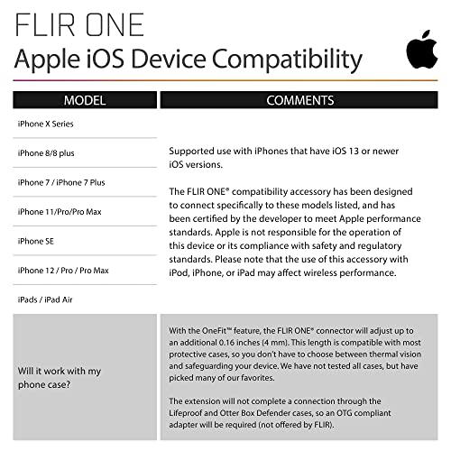 FLIR ONE PRO iOS - termo kamera iOS telefonams