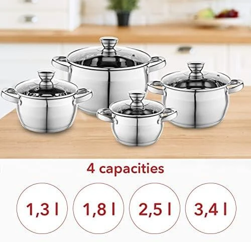 Florina OLIVER INOX 8 CZ (1, 3L 1, 8L 2, 5L + POCRIQUES)