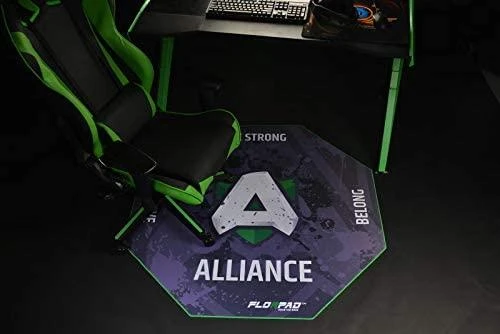 Žaidimų kėdės kilimėlis FlorPad Alliance Gamer, 120x120cm