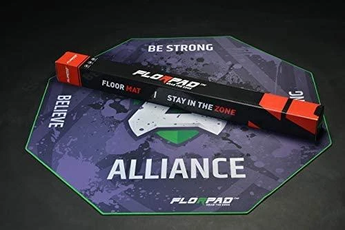 Žaidimų kėdės kilimėlis FlorPad Alliance Gamer, 120x120cm