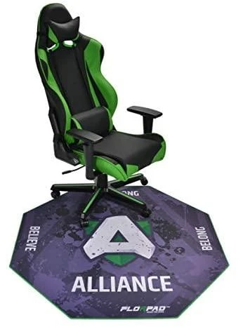 Žaidimų kėdės kilimėlis FlorPad Alliance Gamer, 120x120cm