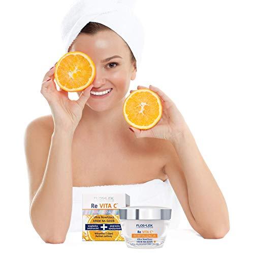 FLOSLEK Ulitra C Ultra kremas drėkiklis dienai 45 + 50 ml