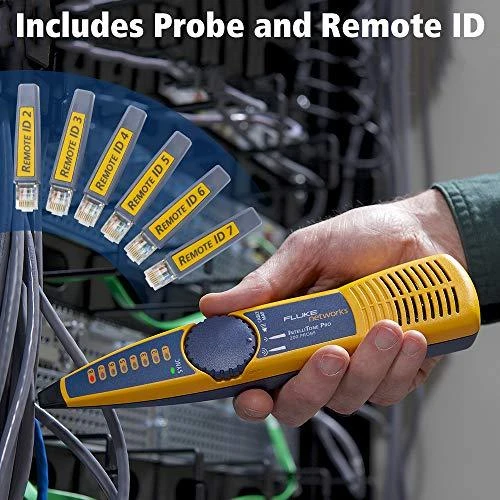 „Fluke networks“ FLUKE FL-MS-POE-KIT „MicroScanner PoE“ kabelių patikros testeris su papildomu kabeliu