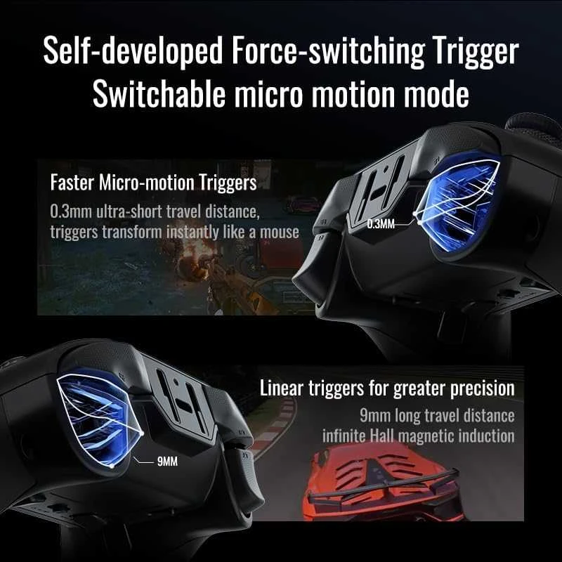 „Flydigi VADER 4 PRO“ universalus „Bluetooth“ žaidimų valdiklis