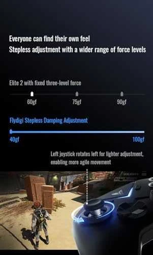 „Flydigi VADER 4 PRO“ universalus „Bluetooth“ žaidimų valdiklis