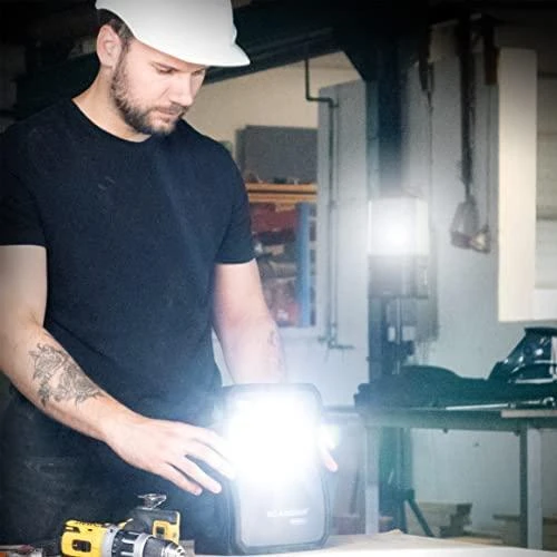 Akumuliatorinis darbo prožektorius Scangrip Nova 10 Connect, 10000 lm, IP65, 18/20 V