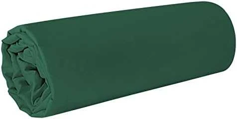 Eurofirany NOVA medvilninio satino paklodė be gumos, 160X210 cm, spalva: žalia
