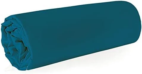 Eurofirany NOVA medvilninio satino paklodė be gumos, 220X210 cm, spalva: turkio