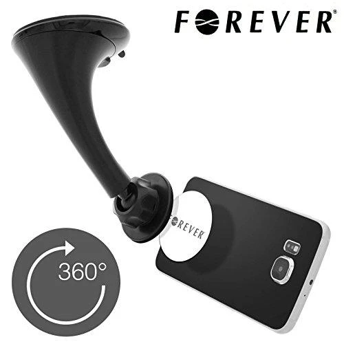 Forever MH-100 Bet koks įrenginys Universalus automobilio magneto lazdelės laikiklis, pritvirtinamas prie lango / skydelio