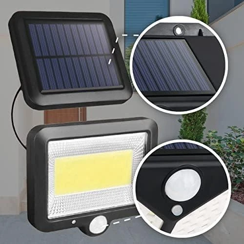 Plastrol SUNARI saulės lempa LED FLS-06 COB PIR 8W 600lm 6000K 1800mAh Li-Ion Forever Light