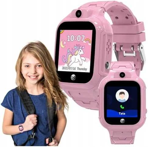Forever išmanusis laikrodis GPS WiFi Kids See Me! 3 KW-320 rožinis