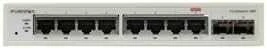 Šakotuvas FORTINET FS-108F L2 komutatorius - 8 x GE RJ45 jungtys 2 x GE SFP 12V/3A maitinimo adapteris be ventiliatoriaus, kurio įėjimo įtampa 100