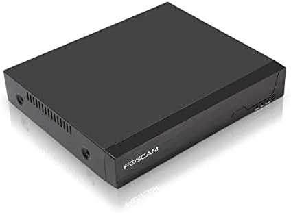 Foscam FN9108HE tinklo vaizdo įrašymo įrenginys, juodas, 8 kanalų, 5MP, PoE, HDMI+VGA