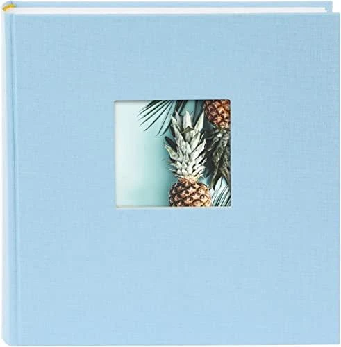 Albumas GOLDBUCH 31729 Bella Vista sky-mėlynas 30x31/100psl, balti lapai | kampučiai/lipdukai | knyginio rišimo