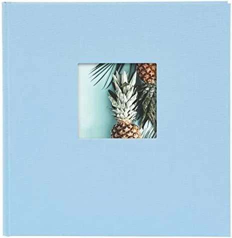 Albumas GOLDBUCH 27729 Bella Vista sky-mėlynas 30x31/60psl, balti lapai | kampučiai/lipdukai | knyginio rišimo