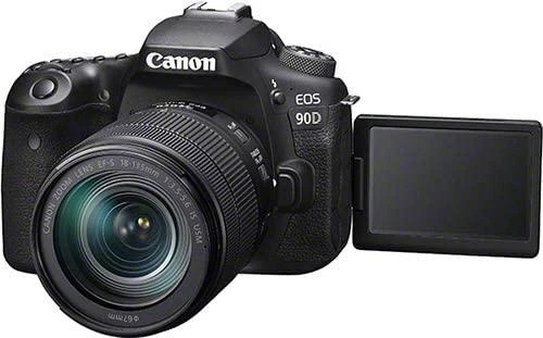 Canon EOS 90D + EF-S 18-135mm f/3.5-5.6 IS USM SLR fotoaparato komplektas 32,5 MP CMOS 6960 x 4640 pikseliai Juoda