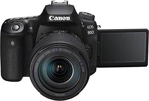 Canon EOS 90D + EF-S 18-135mm f/3.5-5.6 IS USM SLR fotoaparato komplektas 32,5 MP CMOS 6960 x 4640 pikseliai Juoda