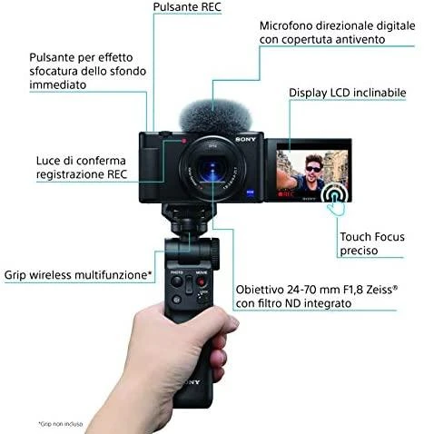 SONY ZV-1BDI Skaitmeninis fotoaparatas