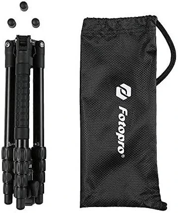 Stovas - Fotopro X-go Gecko 8kg Apkrovos Talpa Monopodo Funkcija Juodas