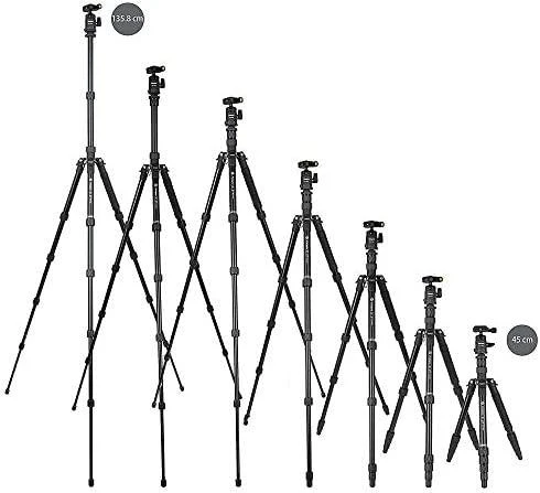 Stovas - Fotopro X-go Gecko 8kg Apkrovos Talpa Monopodo Funkcija Juodas