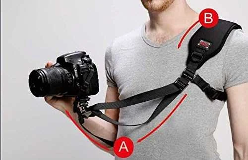 Reporterio dirželis GGS Fotospeed F4 kamerai