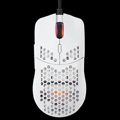 Itin lengva Pelė žaidimams su pašvietimų Fourze GM800, Perlo balta