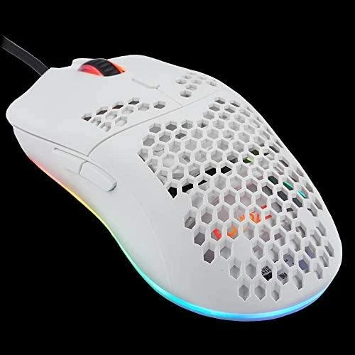 Itin lengva Pelė žaidimams su pašvietimų Fourze GM800, Perlo balta