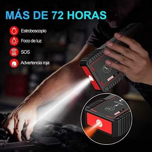 NOCO GB70 Boost 12V 2000A Jump Starter starteris su integruota 12V/USB baterija