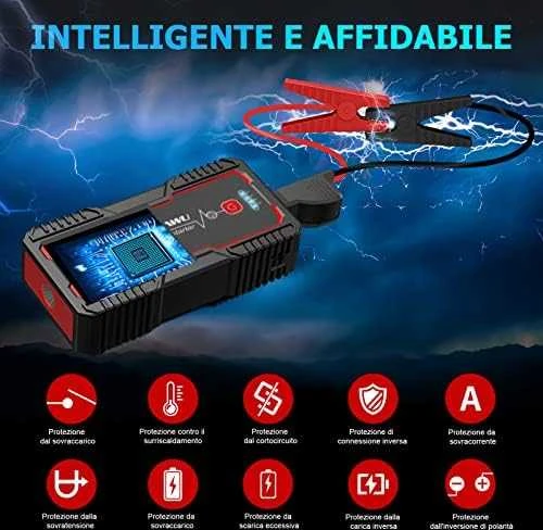 NOCO GB70 Boost 12V 2000A Jump Starter starteris su integruota 12V/USB baterija