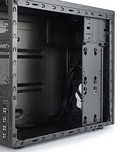 Fractal Design Design Core 1100 OEM Micro ATX dėklas be maitinimo šaltinio be ventiliatoriaus 2 x USB 3.0 šlifuotas – dėklas – mikro/mini/Flex-ATX