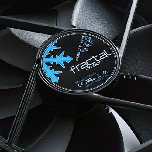 Fractal Design | Dynamic X2 GP-12 PWM Juodas | Baltas blades, juodas frame | Case fan